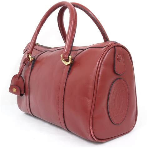 cartier vintage bags|pre owned cartier handbags.